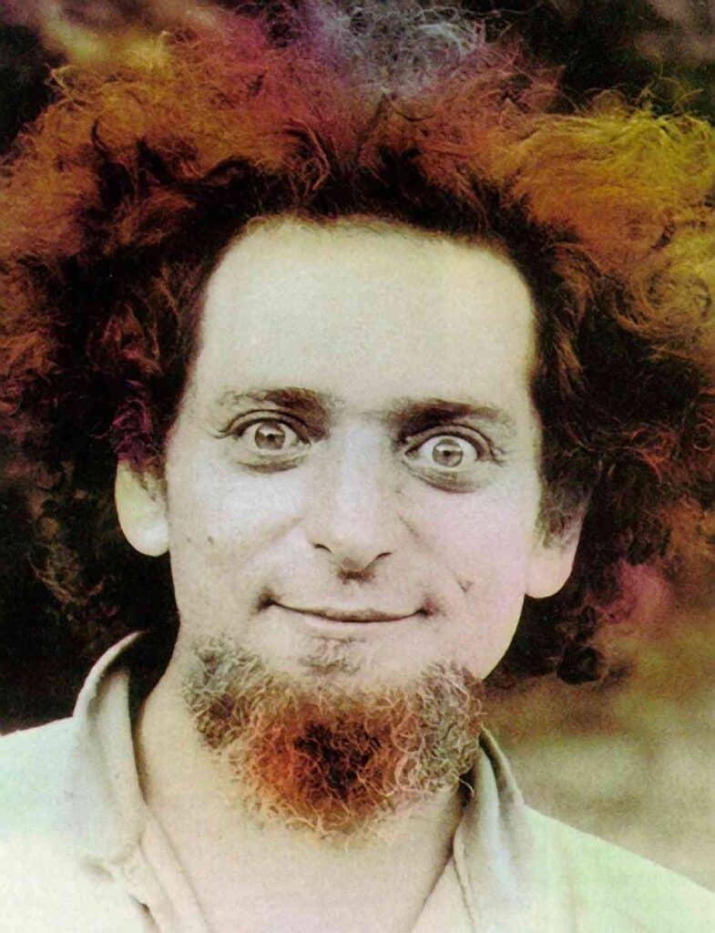 Portrait of the French writer Georges Perec